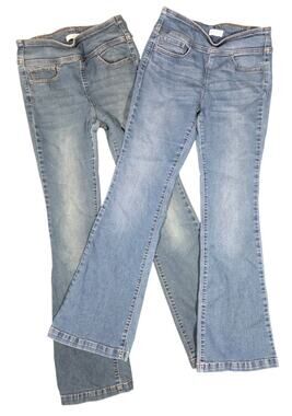 Sofia Jeans Melisa Flare Blue Denim Pants Lot Of 2 Y2K Style Casual Size 6